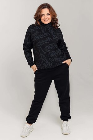 Натали Толстовка 396561 50525 черный