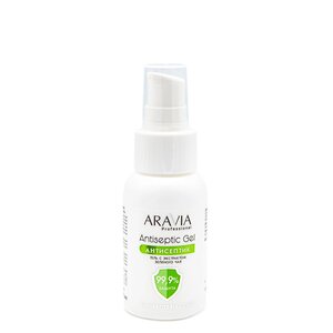 ARAVIA Professional Гель-антисептик для рук с экстрактом зеленого чая Gel Antiseptic, 50 мл/12, 398633 4057 