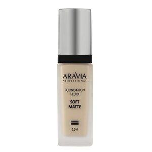 ARAVIA Professional Тональный крем для лица матирующий SOFT MATTE, 30 мл - 02 foundation matte 398652 L019 