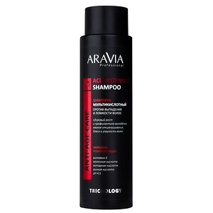 ARAVIA Professional Шампунь мультикислотный против выпадения и ломкости волос Acid Intensive Shampoo, 420 мл/9, 398693 В026 