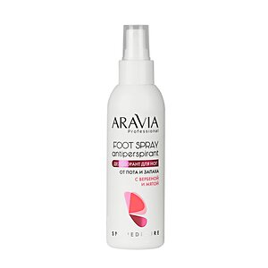 ARAVIA Professional Дезодорант для ног с вербеной и мятой FOOT SPRAY Antiperspirant, 150 мл 398760 4079 