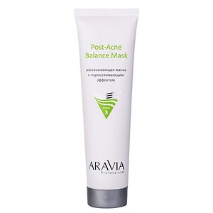 ARAVIA Professional Рассасывающая маска для лица с поросуживающим эффектом для жирной и проблемной кожи Post-Acne Balance Mask, 100 мл/15, 398816 6327 