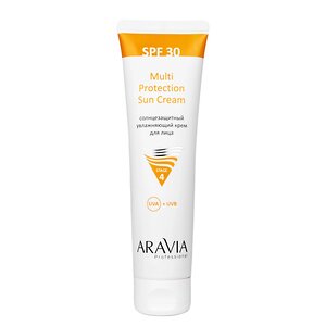 ARAVIA Professional Солнцезащитный увлажняющий крем для лица Multi Protection Sun Cream SPF 30, 100 мл/15, 398834 6341 