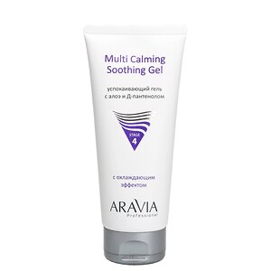 ARAVIA Professional Успокаивающий гель с алоэ и Д-пантенолом Multi Calming Soothing Gel, 200 мл 398837 6215 