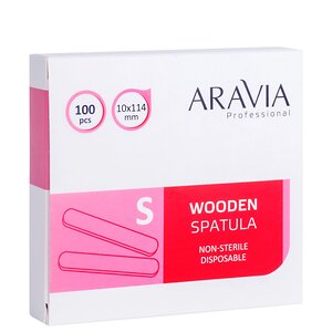 ARAVIA Professional Шпатель деревянный одноразовый размер S 100 шт./уп. 398859 1330 