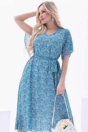 LT Collection Платье 406341 П8987 голубой