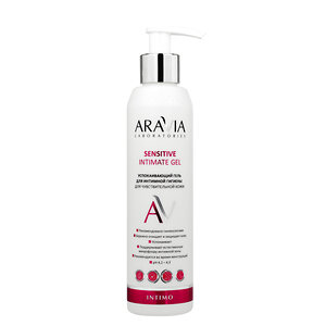 ARAVIA Laboratories Laboratories Успокаивающий гель для интимной гигиены для чувствительной кожи Sensitive Intimate Gel, 200 мл/12, 406514 А117 