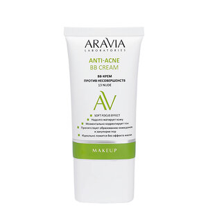 ARAVIA Laboratories Laboratories BB-крем против несовершенств 13 Nude Anti-Acne BB Cream, 50 мл/15, 406590 А050 