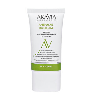 ARAVIA Laboratories Laboratories BB-крем против несовершенств 14 Light Tan Anti-Acne BB Cream, 50 мл/15, 406591 А051 