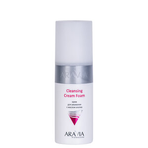 ARAVIA Professional Крем для умывания с маслом хлопка Cleansing Cream Foam, 150 мл/12 406626 9107 