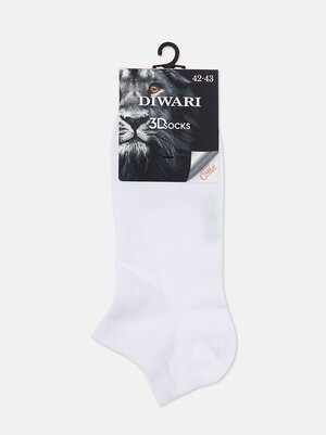 DiWaRi Носки 415162 3DSOCKS белый