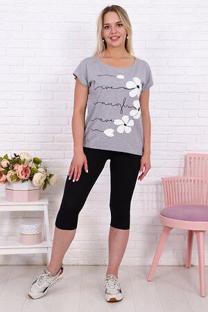 Натали Костюм 415595 24879 серый меланж