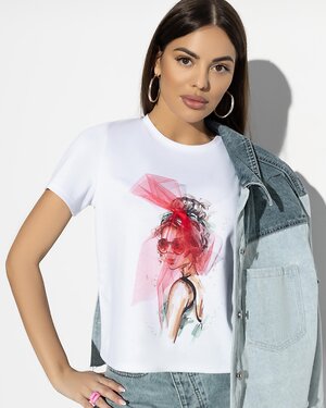 CHARUTTI Футболка 417914 10480 белый
