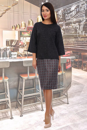 Натали Костюм 424398 Костюм Лейсан графит