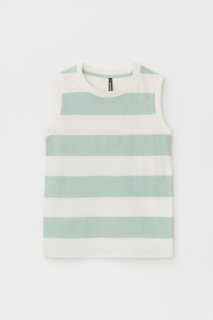 CROCKID Майка 425015 КР 302476 голубая дымка, полоска