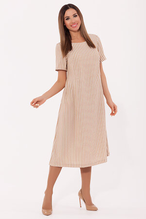VISERDI Платье 69376 10008-бпл 459670 Бежевый/полоса