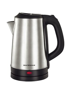 BACKMAN Чайник 430330 BM-TEA 720 черный;серебристый