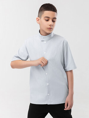 Bodo Рубашка 432697 38-37МU серо-голубой