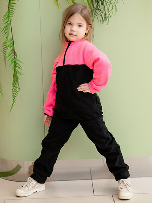 BATIK Комбинезон 447520 159-23з-04 Черный/розовый неон