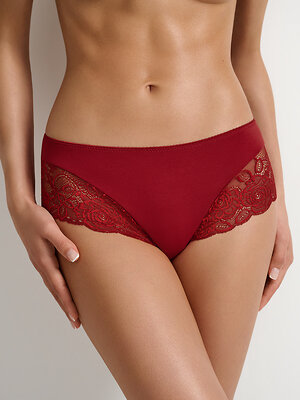 SiSi Трусы 463124 SI5506 Panty (кружево), CO Rosso Chilli (Красный)