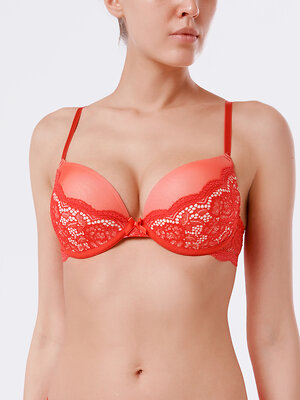 SiSi Бюстгальтер 463242 ANTURIO Y2202SI B Бюстгальтер Push-Up Rosso (Красный)