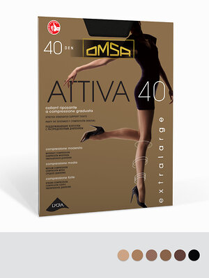 Omsa Колготки 466482 ATTIVA 40  XXL 