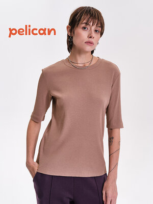 PELICAN Футболка 472295 DFT6944 Коричневый