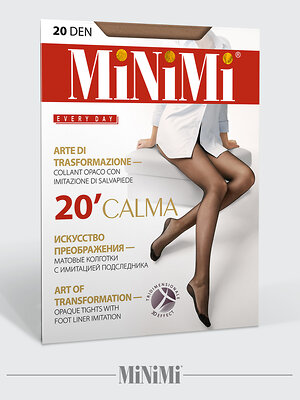 Minimi Колготки 497352 CALMA 20 3D (колготки с имитацией подследника) Daino (Бежевый)