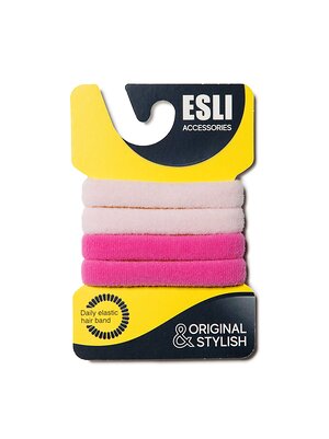 ESLI Резинка для волос 509514 18С-282СПЕ (4 шт) pink