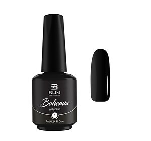 BHM Professional Гель-лак для ногтей / Extra black 001, 7 мл 516939 12557 