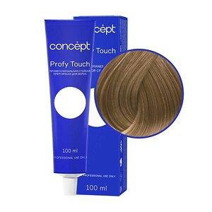 Concept Profy Touch 8.7 Профессиональный крем-краситель для волос, тёмный бежевый блондин, 100 мл 520091 19017 