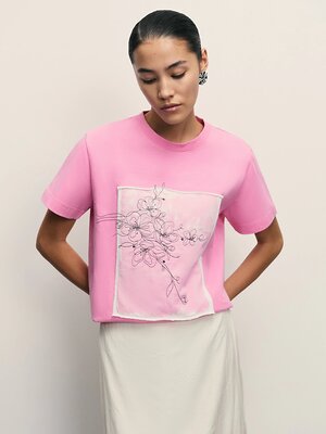 ZARINA Футболка 524375 ZR2505023402 розовый