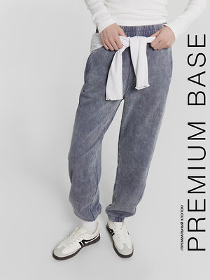 MARK FORMELLE Брюки 525391 182531 ACID WASH серый
