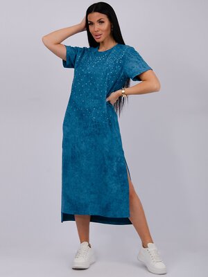 Malina Платье 525882 6024п петроль