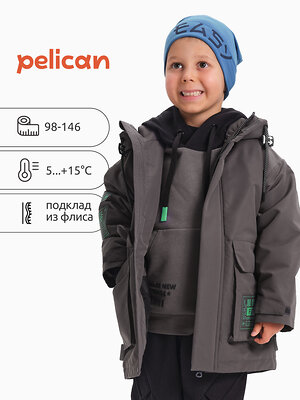 PELICAN Плащ 526307 BZRM3371 Графит
