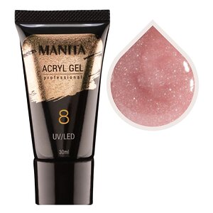 MANITA Акриловый гель для моделирования ногтей №08, 30 мл 530193 21797 
