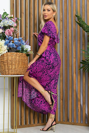 LT Collection Платье 532676 П13319-16М сине-малиновый
