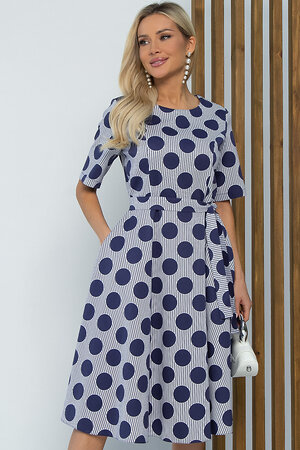 LT Collection Платье 532690 П13418-16М голубой