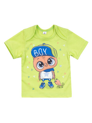 Утёнок Футболка 533096 512п салат_мальчик_Boy