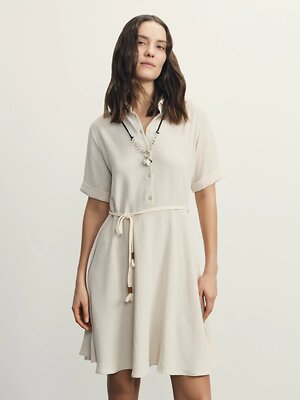 ZARINA Платье 534975 ZR2505012906 кремовый/светлый беж