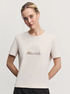 ZARINA Футболка 535044 ZR2505013419 молочный