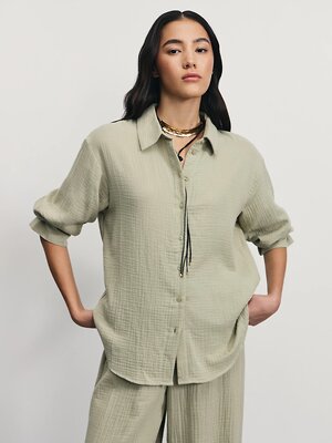 ZARINA Блузка 535051 ZR2506012004 тауп принт