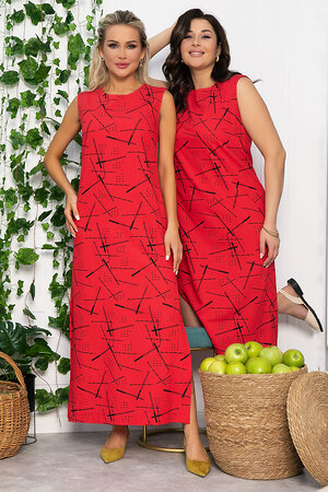 LT Collection Платье 535335 П13479-1М красный