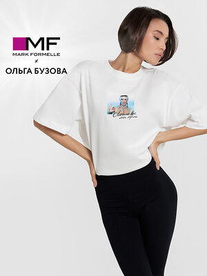 MARK FORMELLE Футболка 535584 112961 белый +печать