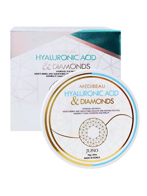 MEDIBEAU Гидрогелевые патчи для глаз с гиалуроновой кислотой / Hyaluronic & Diamonds Eye Patch, 60 шт. 535933 27846 
