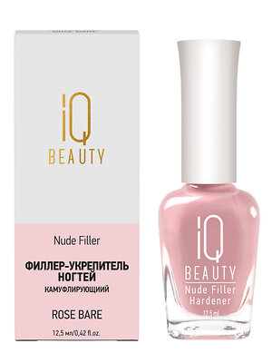 IQ Beauty Филлер-укрепитель с камуфлирующим эффектом / Nude Filler 02 Rose Bare, глянцевый финиш, 12,5 мл 536059 27858 