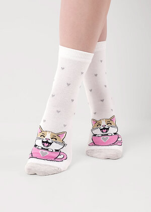 CLEVER Носки 536270 Д5570 белый
