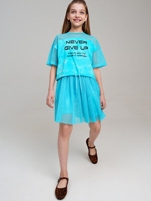 PLAYTODAY Юбка-шорты 536795 12521375 голубой