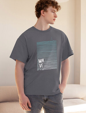 VILATTE Футболка 536954 U49.048 серый_wave