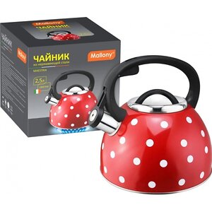 Mallony Чайник 537153 5176 красный/белый